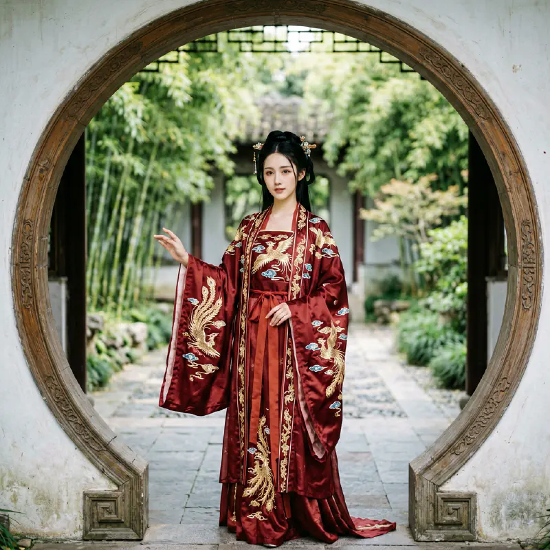 漢宮秋思 · 月洞窗前的紅綃影