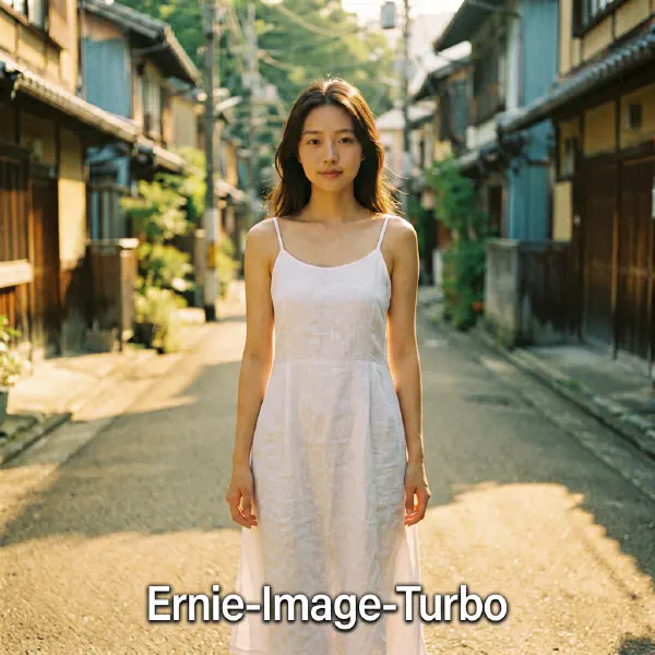 日系膠捲風：Ernie-Image-Turbo 的自然瞬間