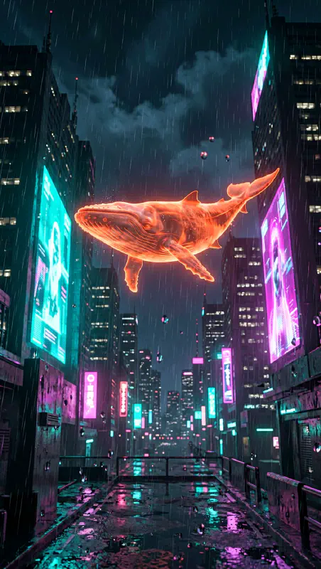 賽博游魚：雨夜霓虹幻境