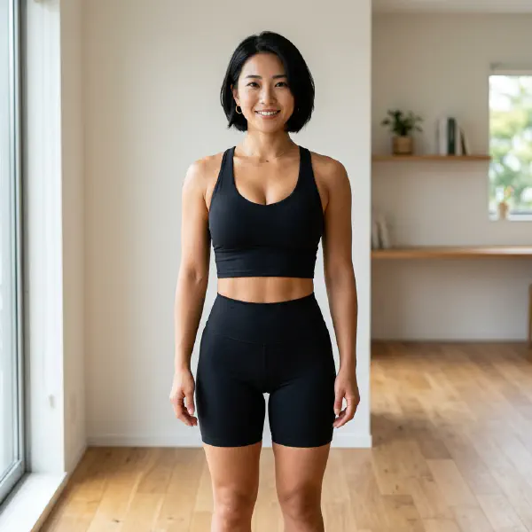 極致寫實運動風女性肖像