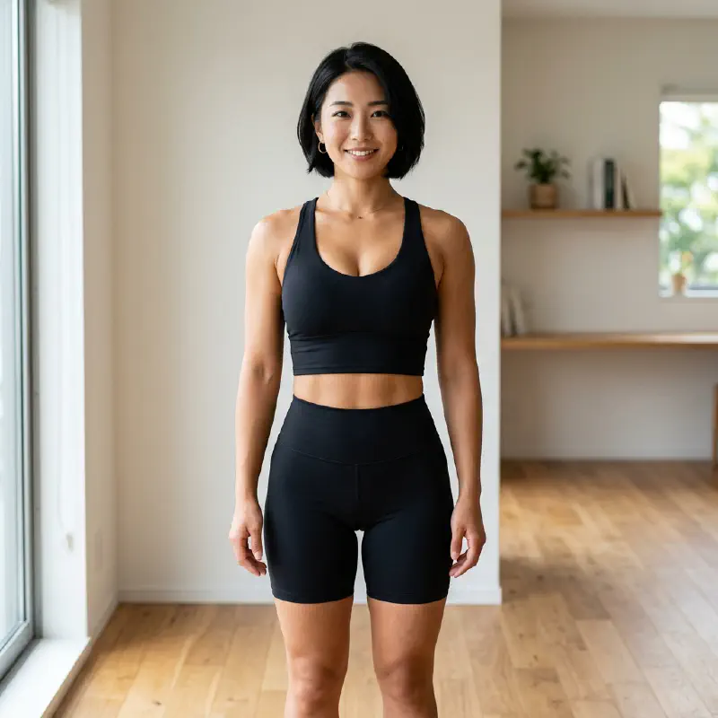 極致寫實運動風女性肖像