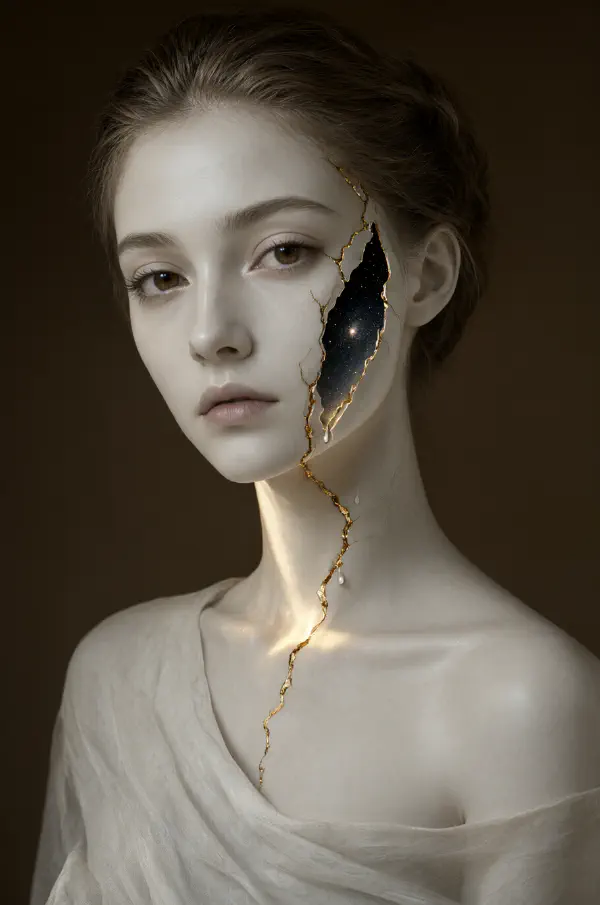金繼瓷少女：裂紋中的金線