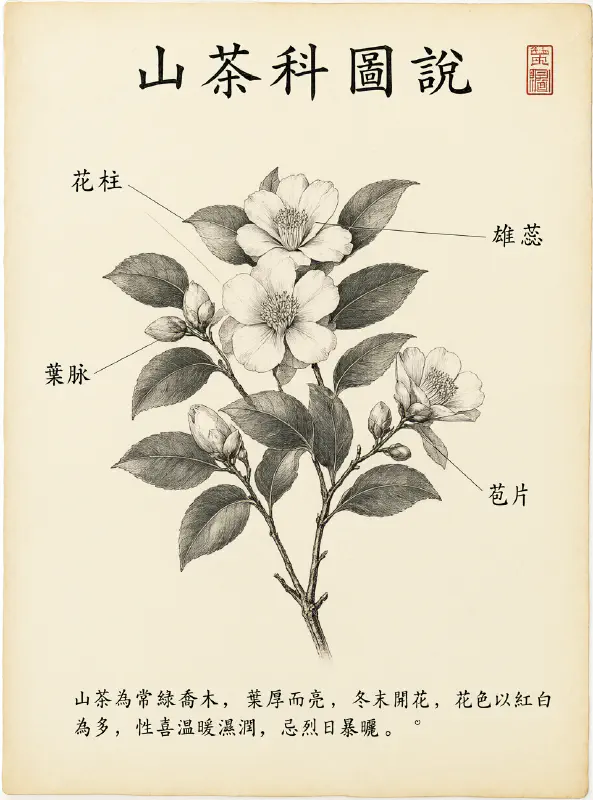 植物百科圖版：標題+標籤+35字段落全對