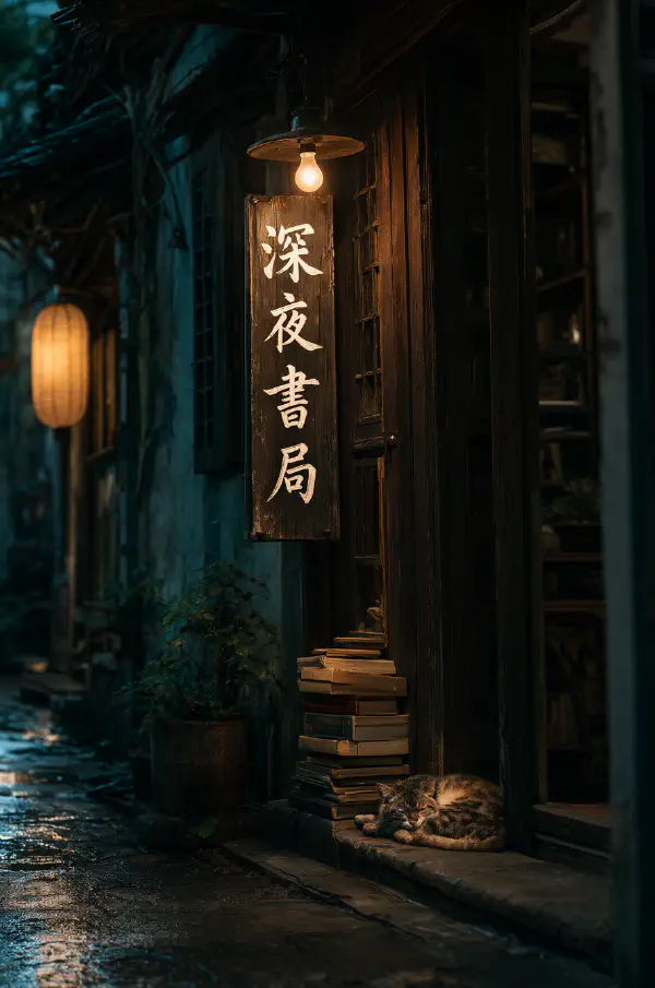 霓虹招牌攝影：「深夜書局」seed 2