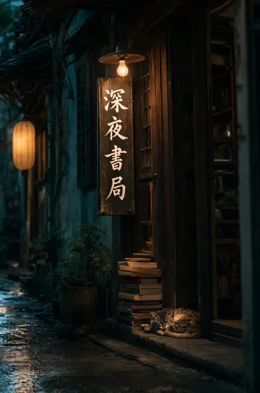 霓虹招牌攝影：「深夜書局」seed 2