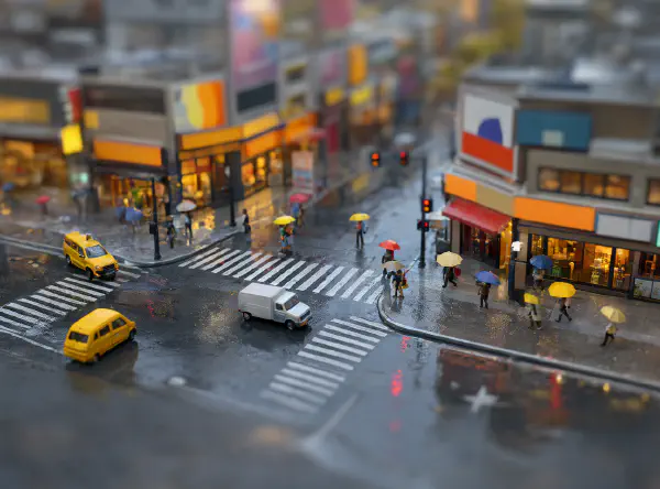 雨街縮景·傘之國