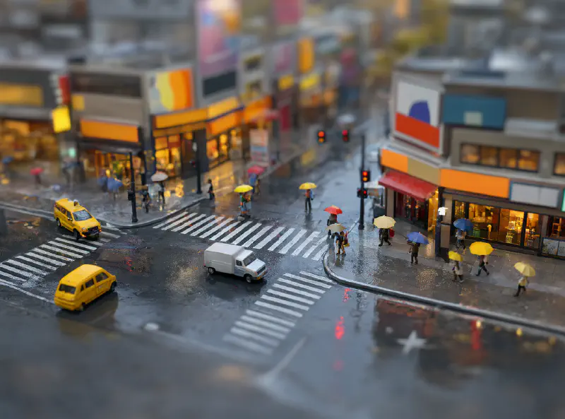 雨街縮景·傘之國