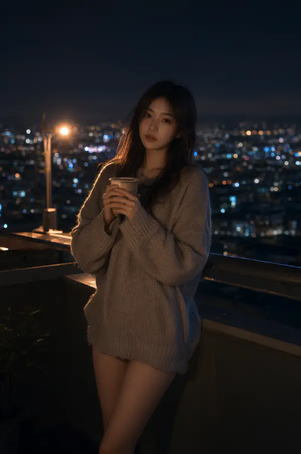 天台燈海·熱飲夜色 Ⅰ