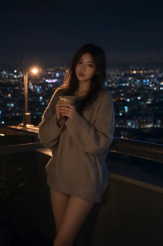天台燈海·熱飲夜色 Ⅰ