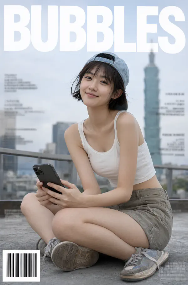 氣泡刊頭·天台少女