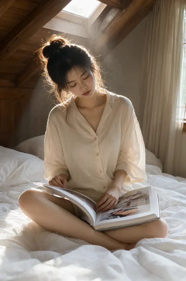 天窗光柱·閣樓讀冊