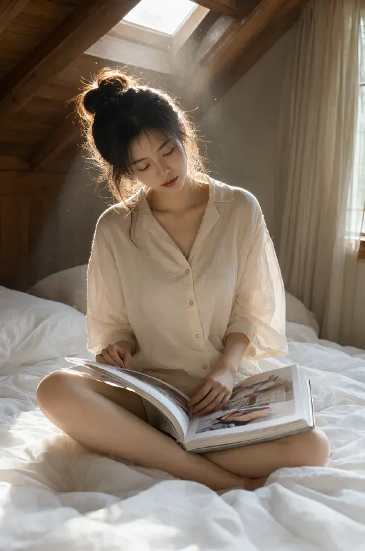 天窗光柱·閣樓讀冊