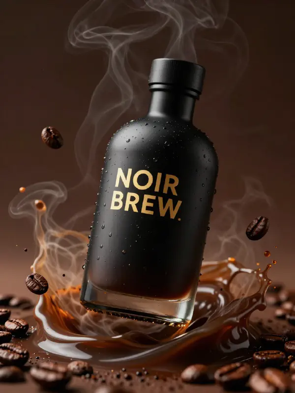 超現實奢華咖啡品牌攝影 (Surrealist Luxury Coffee Branding)