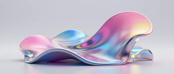 虹彩流體波浪