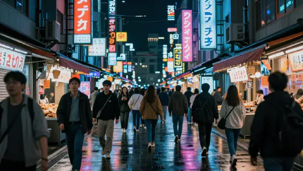 Neo-Tokyo Night Market