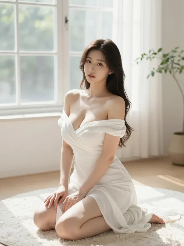 優雅な女性の寫真風プロンプト