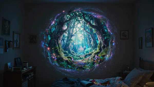 Photorealistic Portal with Cinematic Lighting