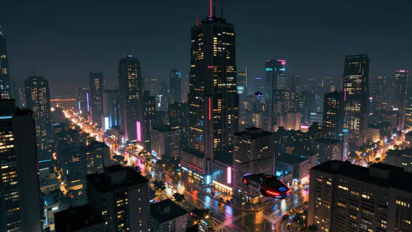 Cyberpunk Cityscape