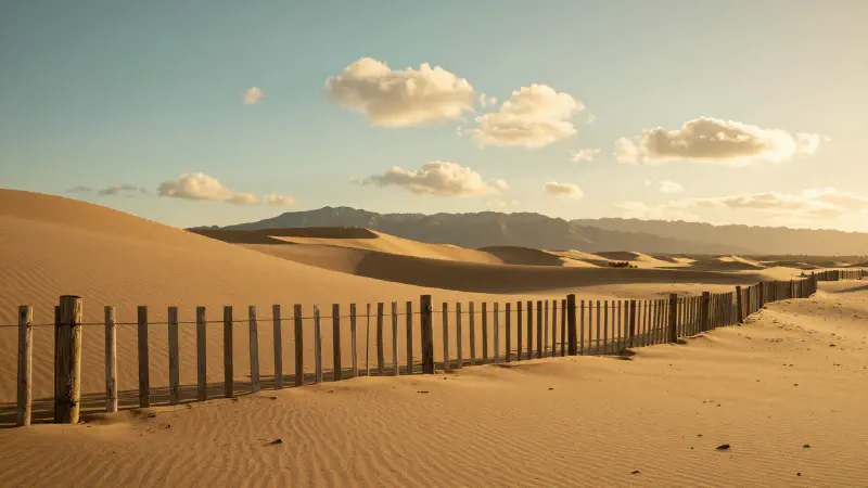 Golden Hour Coastal Landscape