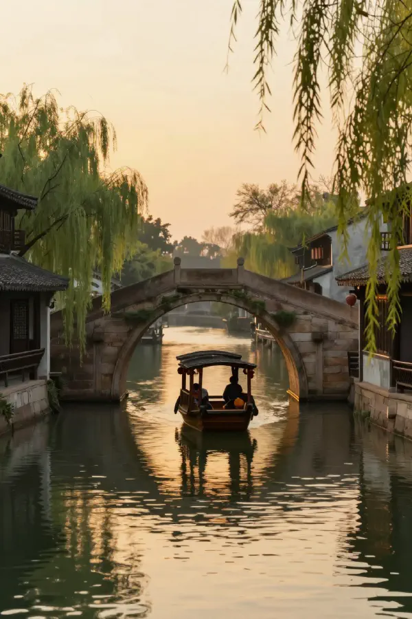江南水鄉的黃金時刻