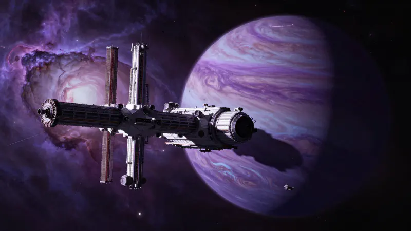 A Majestic Space Opera Scene