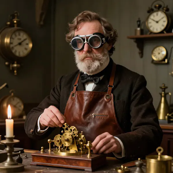 Victorian Steampunk Inventor