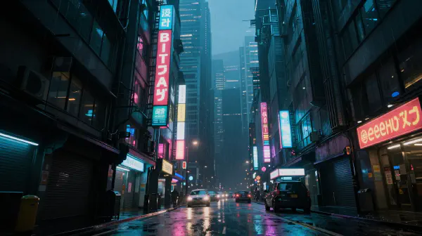 Cyberpunk Cityscape