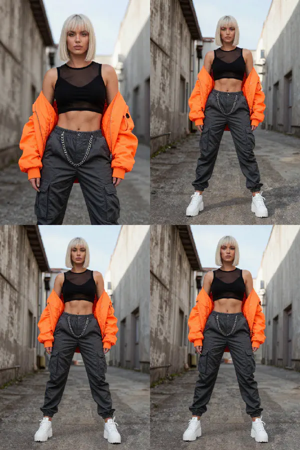 High-Fashion Streetwear Collage