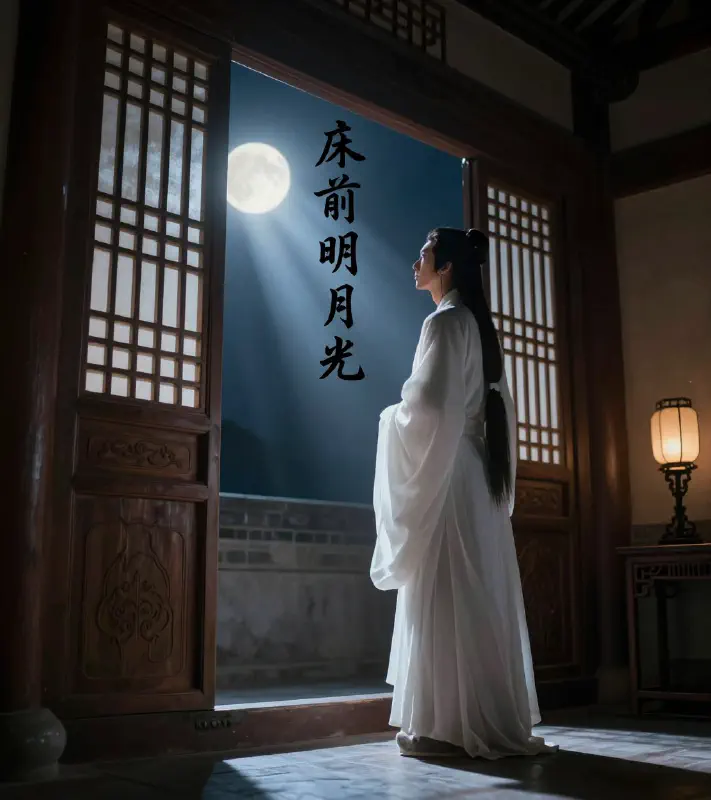 Quiet Night Thought Panel 1: Moonlight