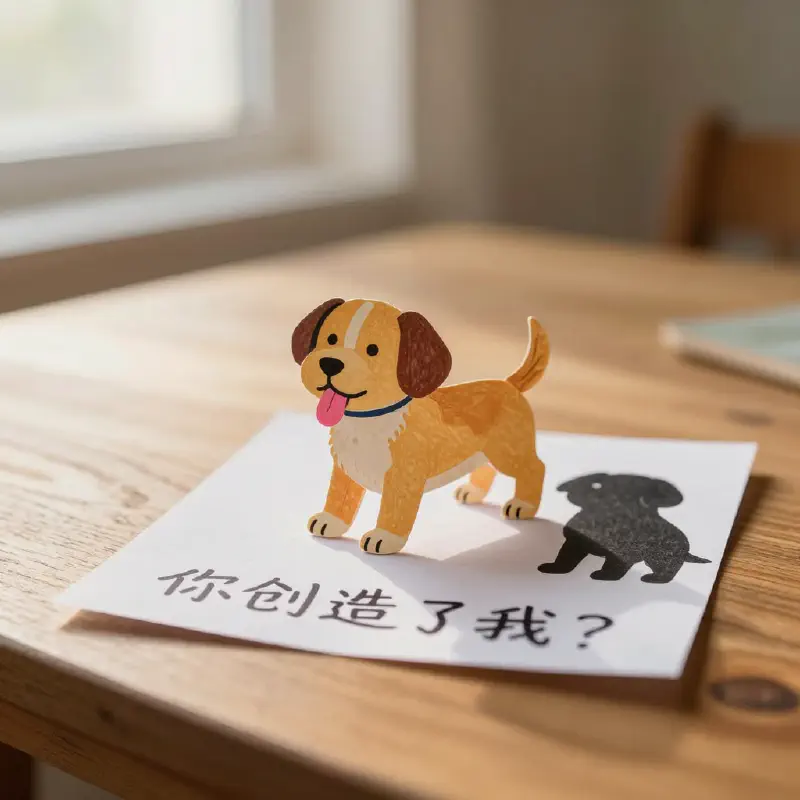 Crafting Magic: Origami Puppy Comes Alive
