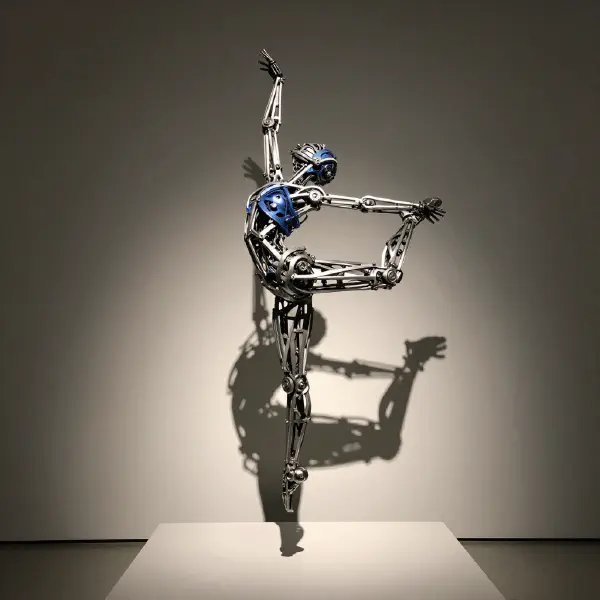 Mechanical Ballet - Platinum and Blue