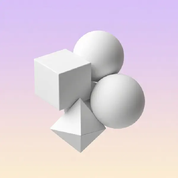 Minimalist geometric sculpture