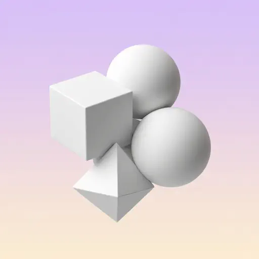 Minimalist geometric sculpture