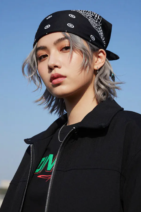 Urban Fashion Portrait with Bandana