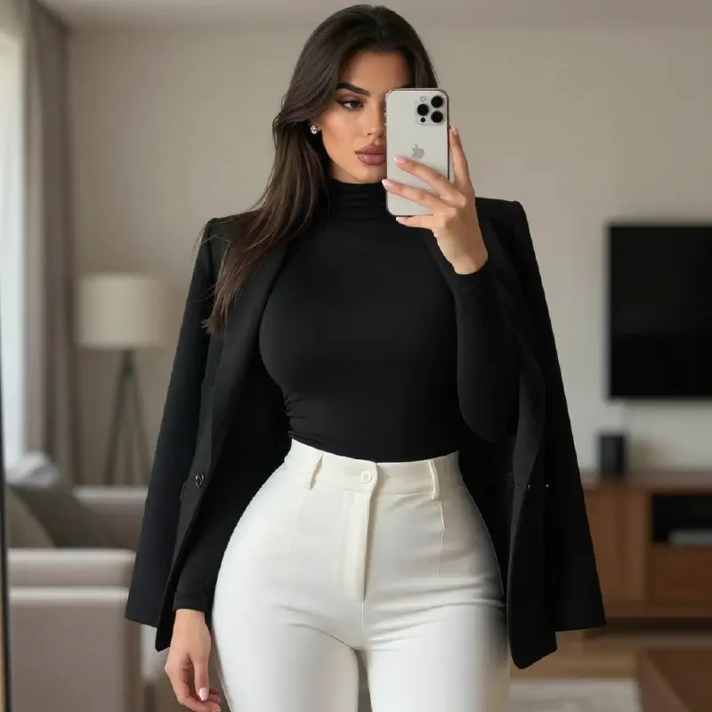 Cinematic Mirror Selfie