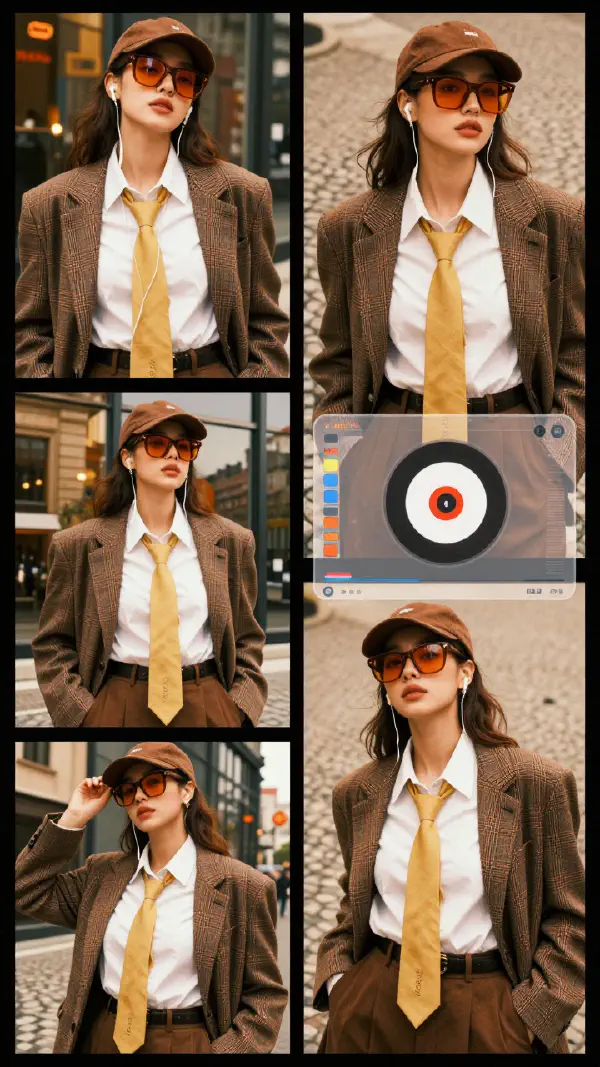 都市街頭雜誌風格拼貼 (Urban Streetwear Collage)