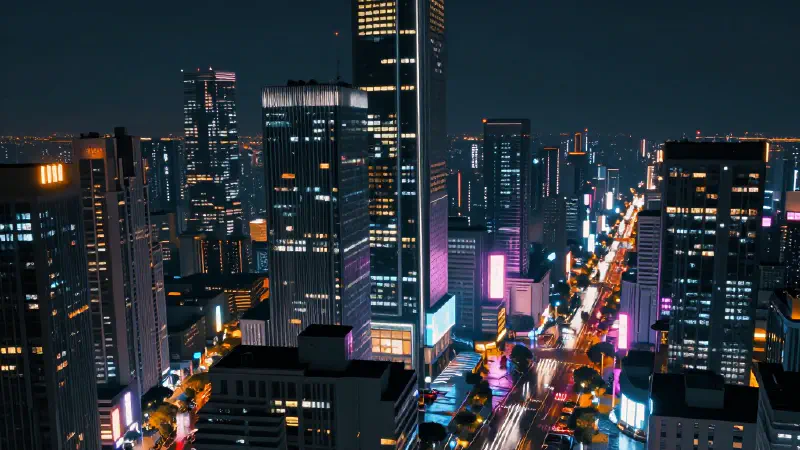 Cyberpunk Cityscape
