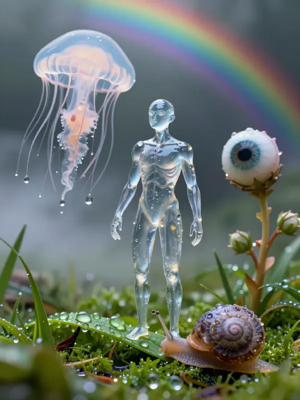 微觀世界中的水之精靈與奇幻生物
