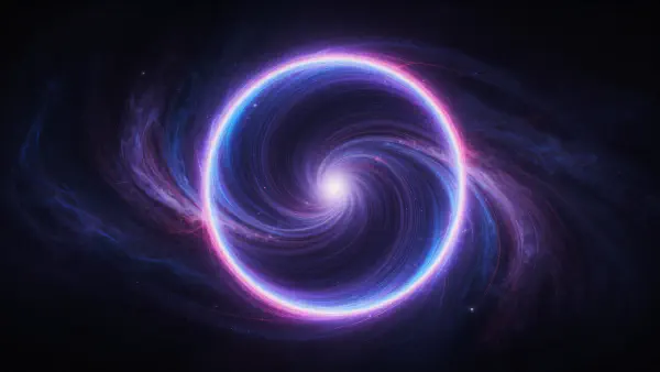 聲音視覺化的宇宙環形體詳細描繪