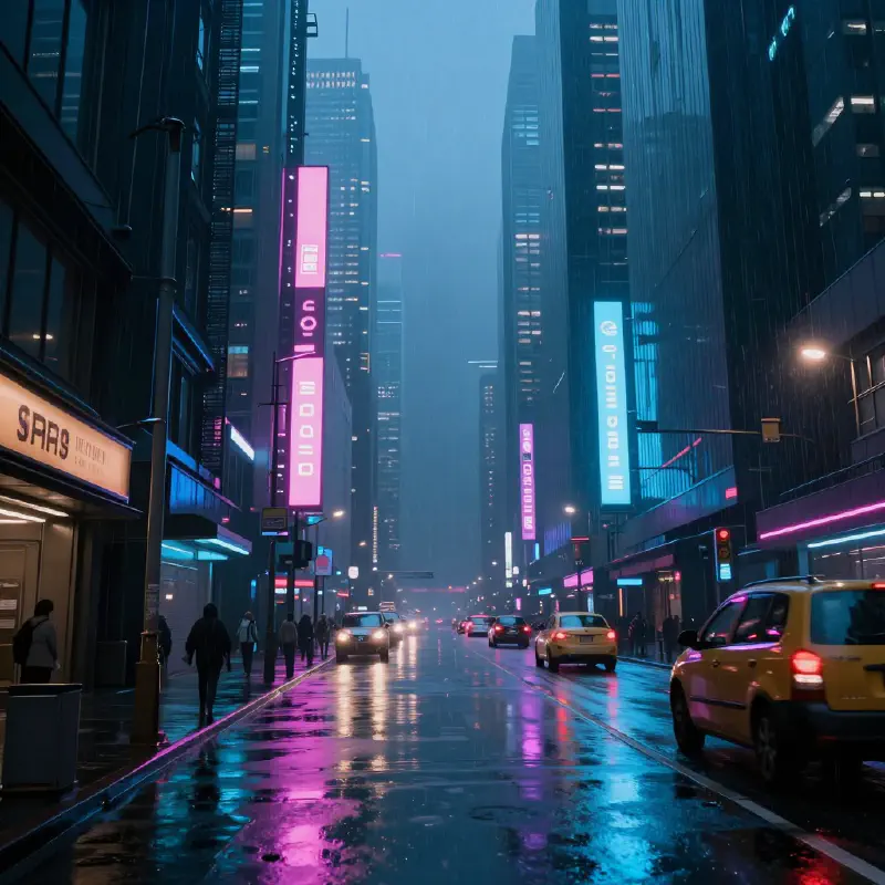 Cyberpunk Cityscape
