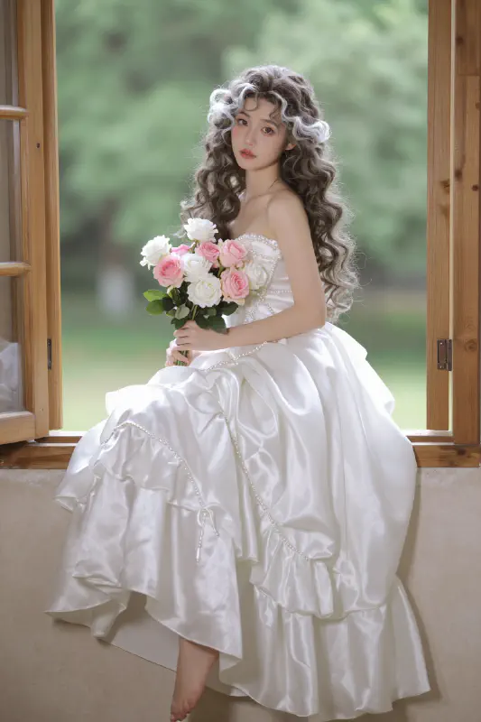 Ethereal Princess on Window Sill