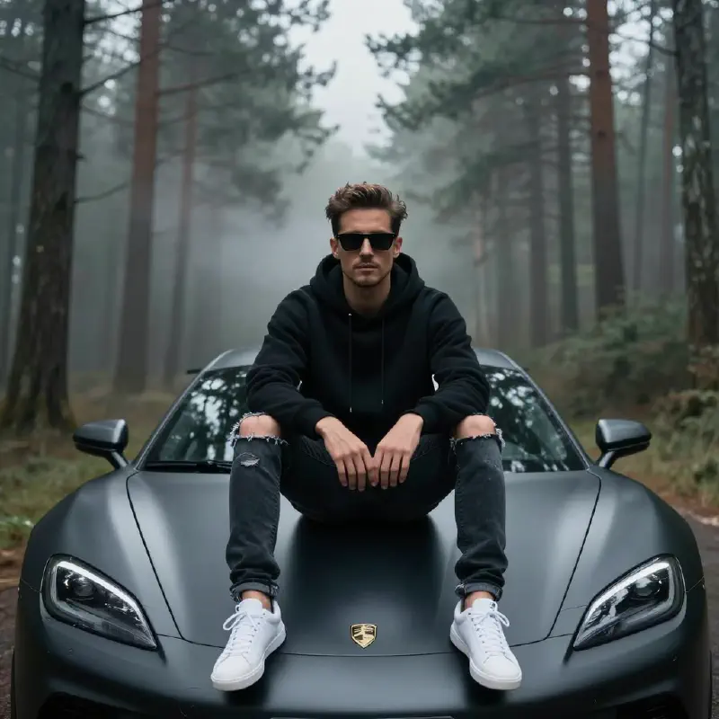 Cinematic Luxury Car Portrait