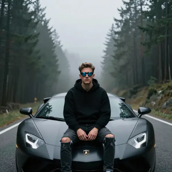 High-End Cinematic Automotive Portrait
