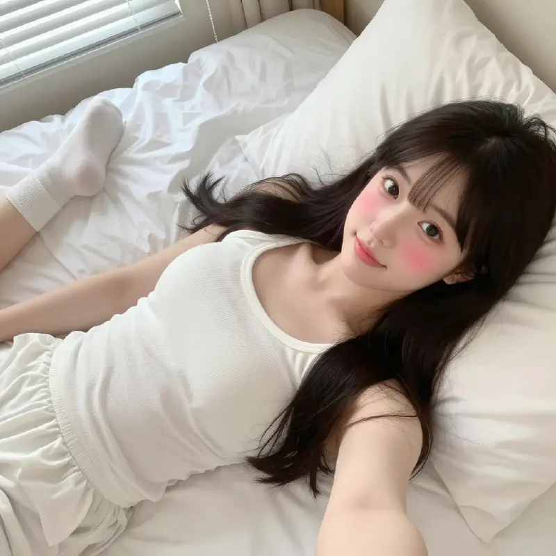Cozy Bedroom Selfie
