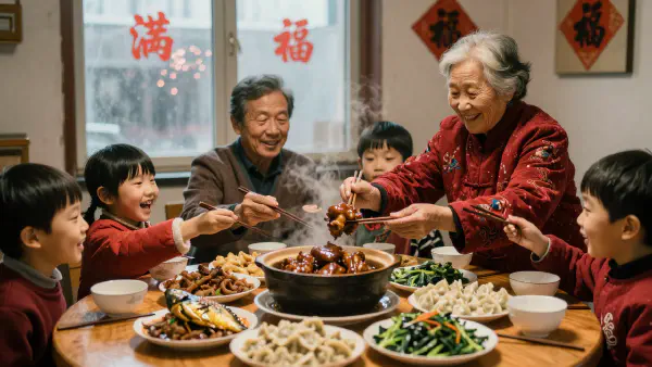New Year's Eve Family Reunion Dinner
