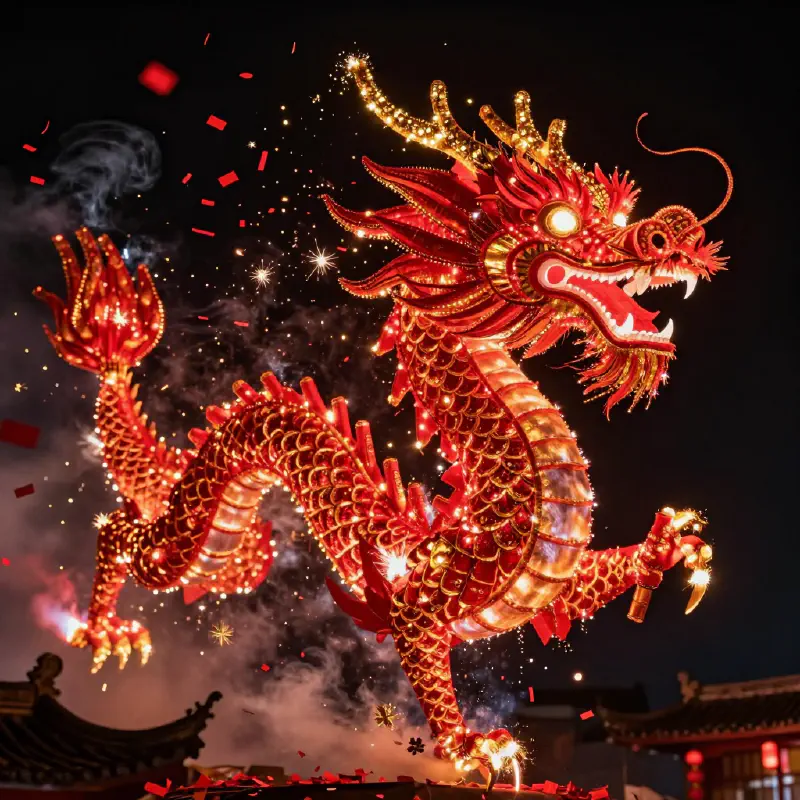 Dragon of Exploding Firecrackers