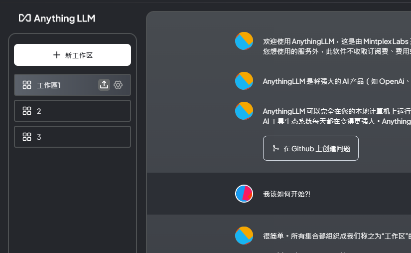 圖片：每個工作區旁有上傳按鈕