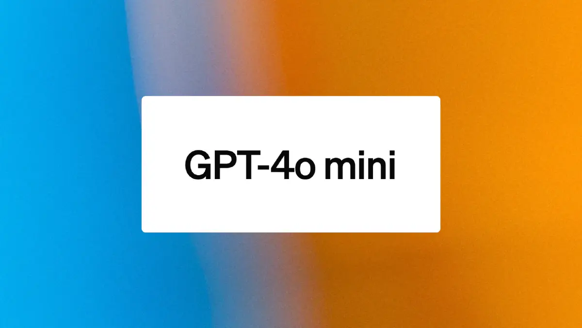文章 OpenAI 推出 GPT-4o mini：輕巧強悍，挑戰 AI 平民化！ 的特色圖片