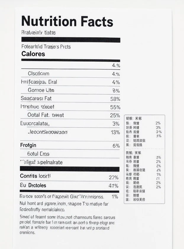 TC12_control · 對照組無精確條款（僅Nutrition Facts）