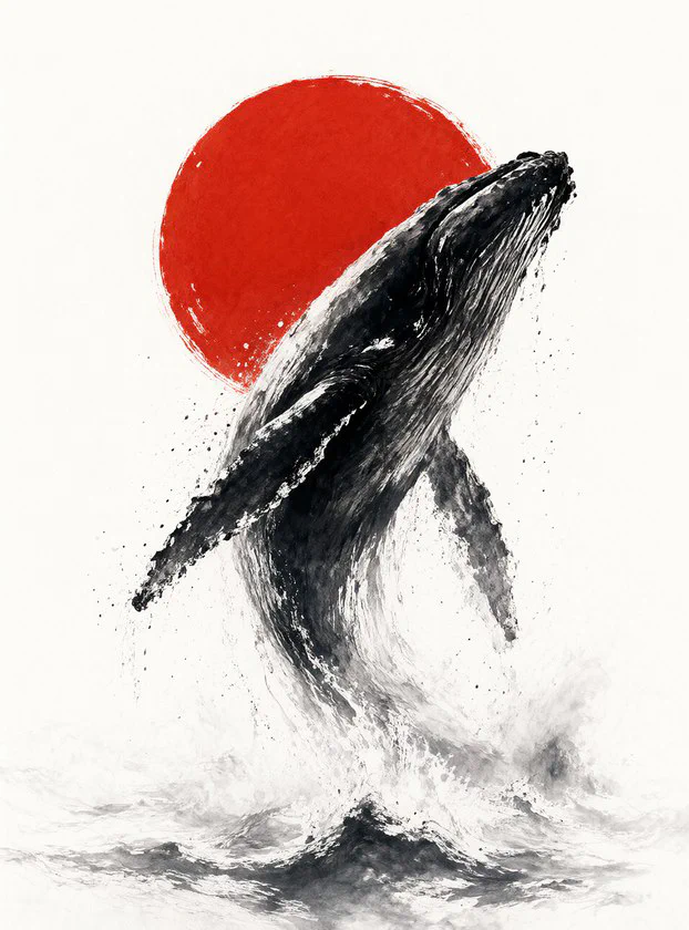 X3_sumie_whale_sun